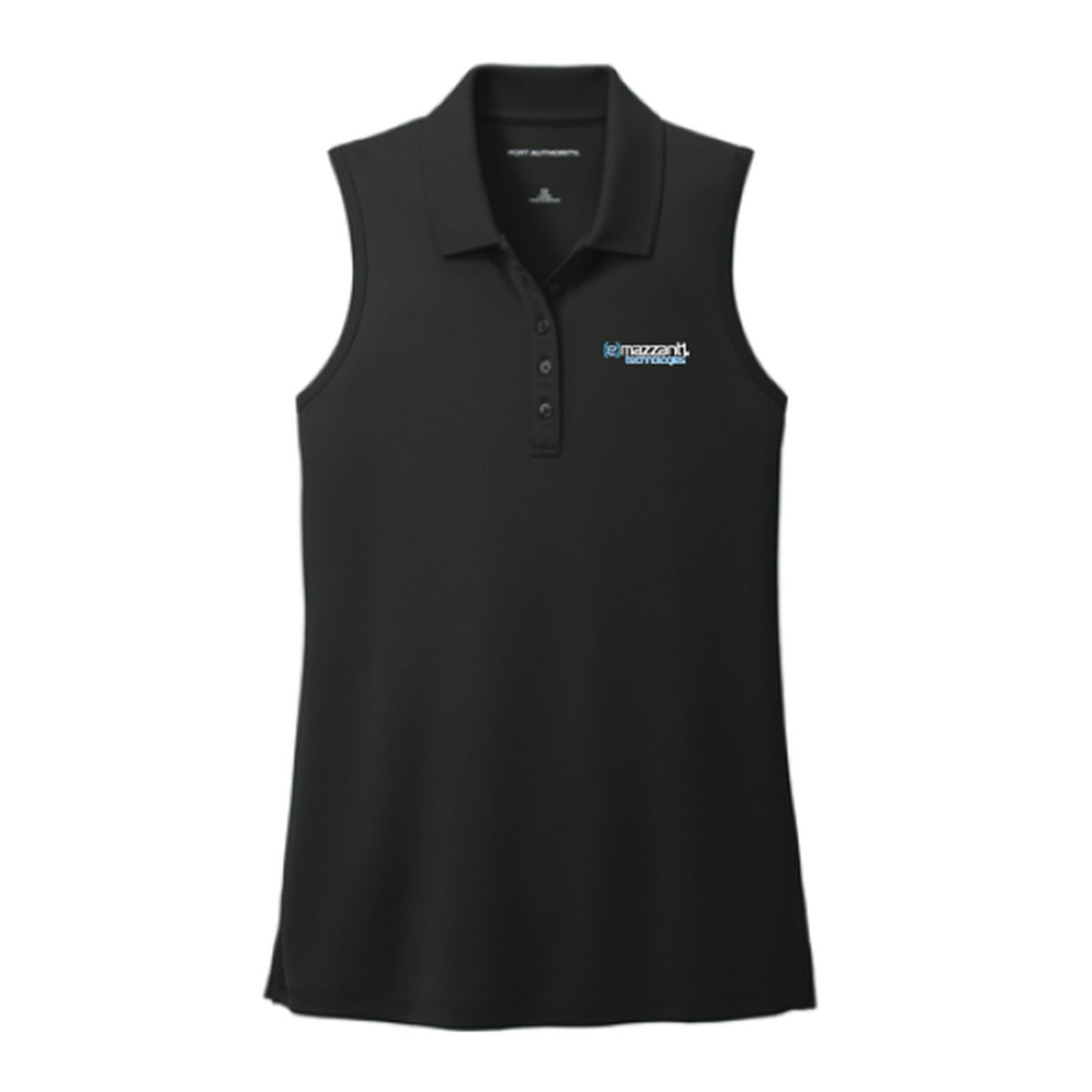 Port Authority Dry Zone UV Micro-Mesh Sleeveless Polo - Women's - Deep Black