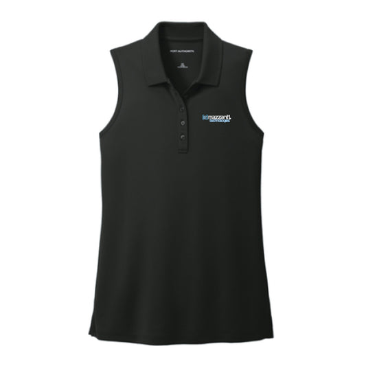 Port Authority Dry Zone UV Micro-Mesh Sleeveless Polo - Women's - Deep Black