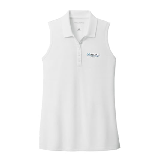 Port Authority Dry Zone UV Micro-Mesh Sleeveless Polo - Women's - White